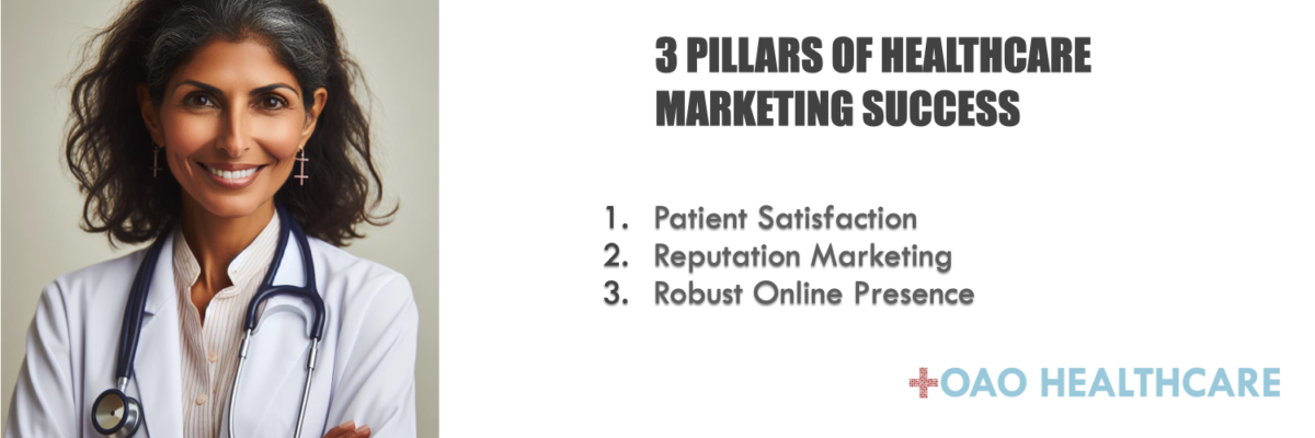 The Three Pillars of Healthcare Marketing